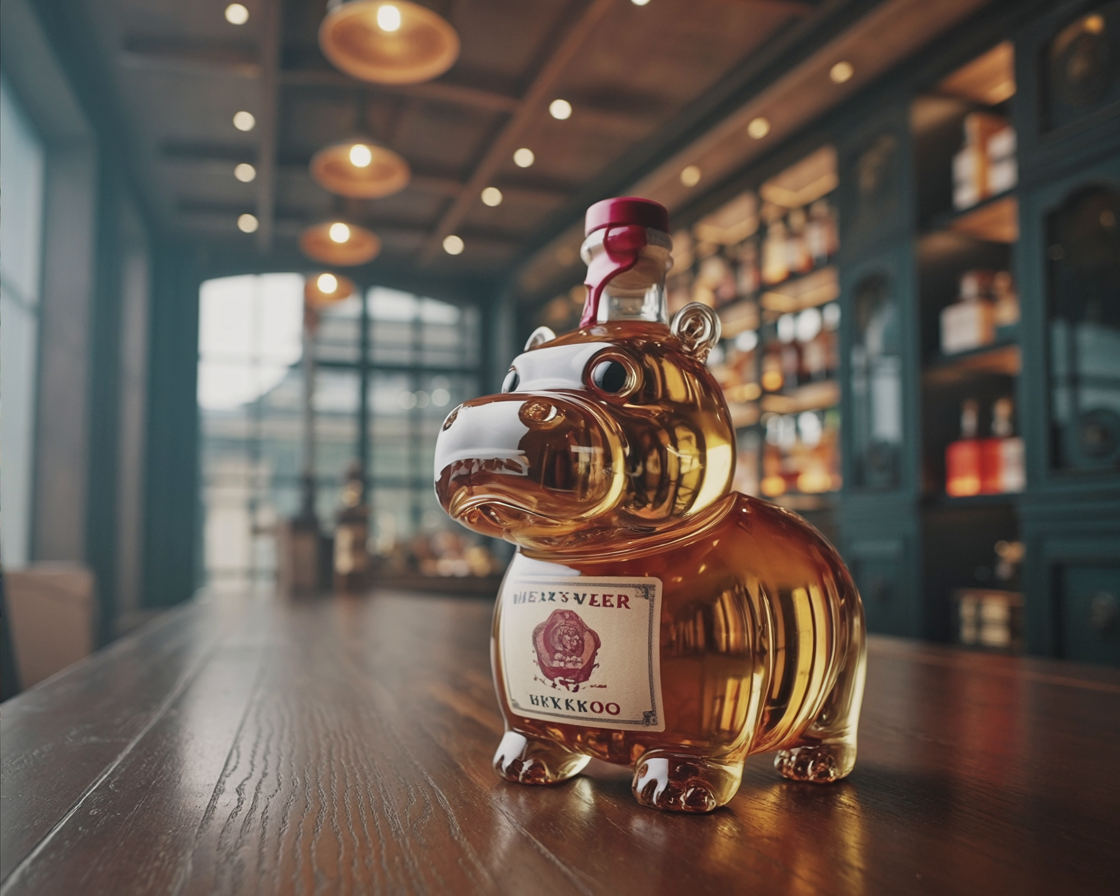 Whisky láhev - Hippo Edice