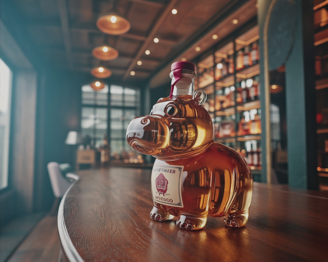 Whisky láhev - Hippo Edice