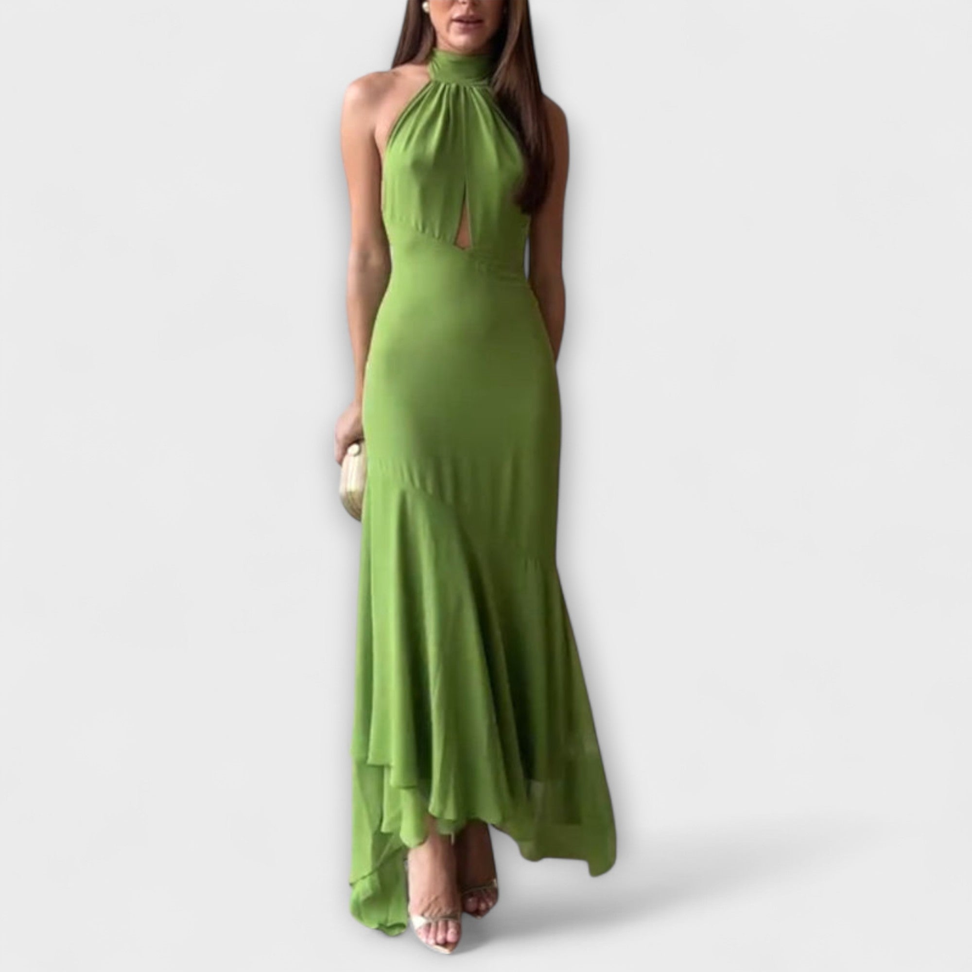 Elodie - Elegantní asymetrické maxi šaty
