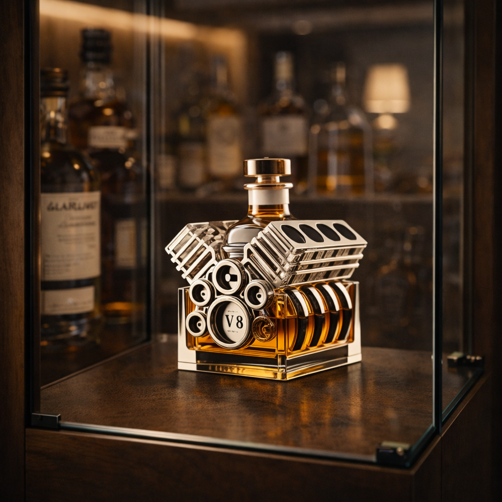Whisky Láhev - Motor Edice