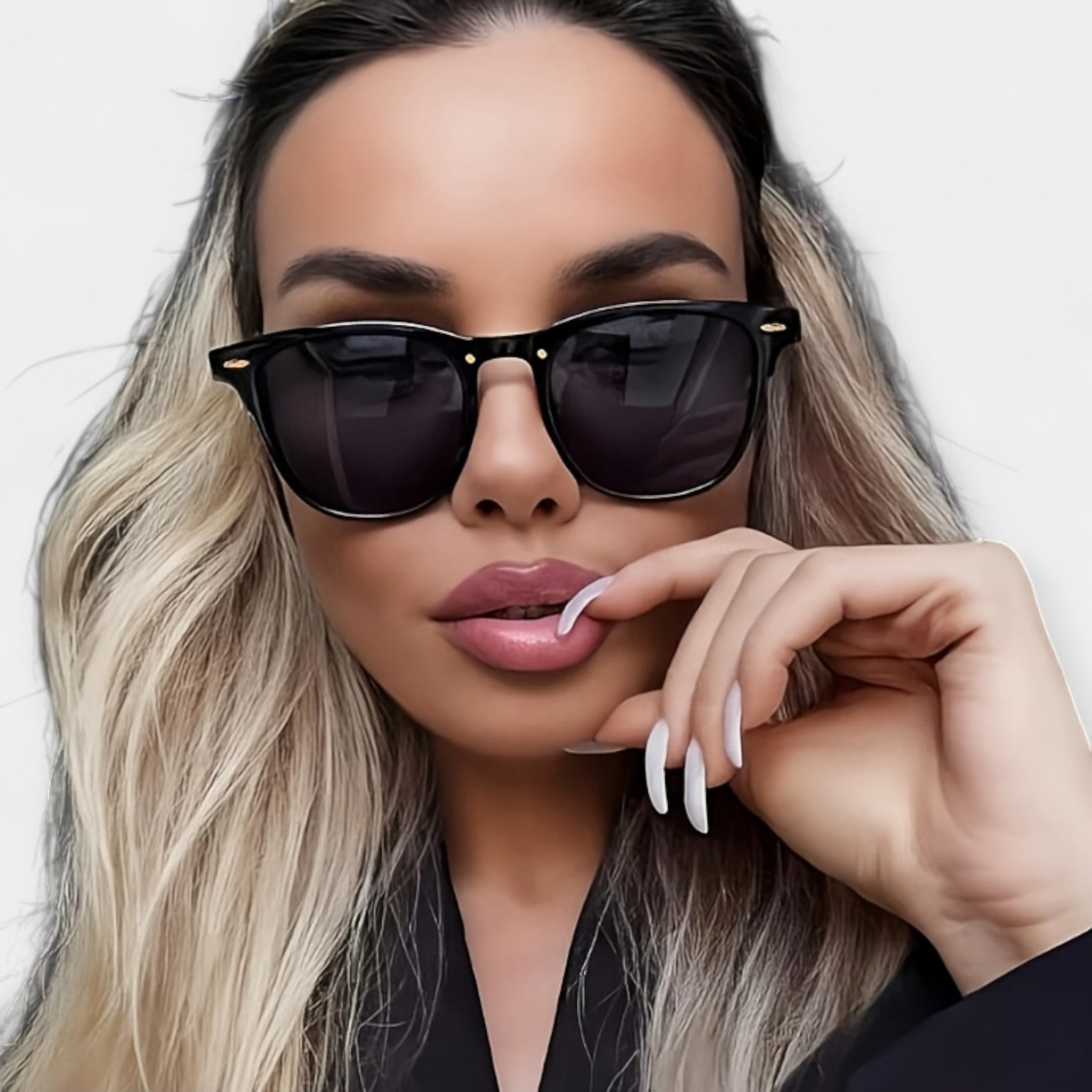 Anna Elegantní Kulaté Sluneční Brýle Minimalistické