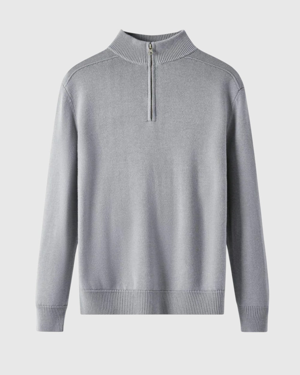 Libuše- Svetr s zipem z merino vlny Capri
