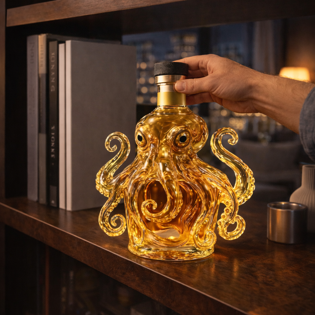 Whiskyfles - Edice Octopus