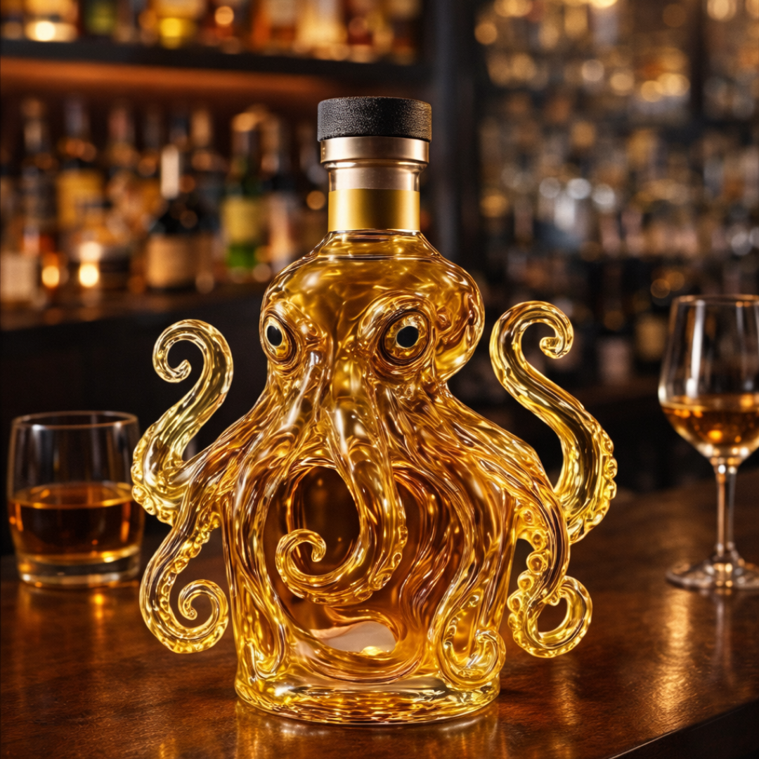 Whiskyfles - Edice Octopus
