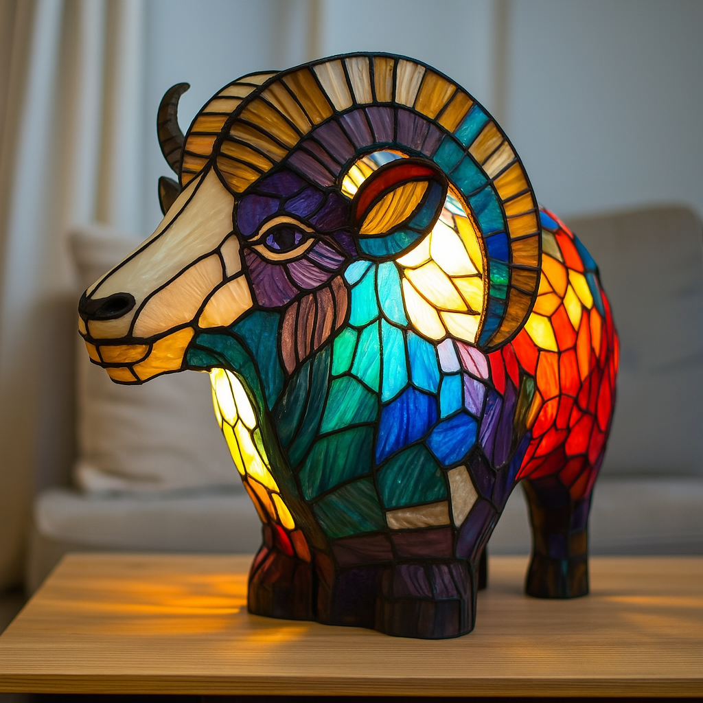 Beran - Lampa ve vitrážích
