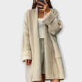 Euphemia - Dlouhý pletený cardigan