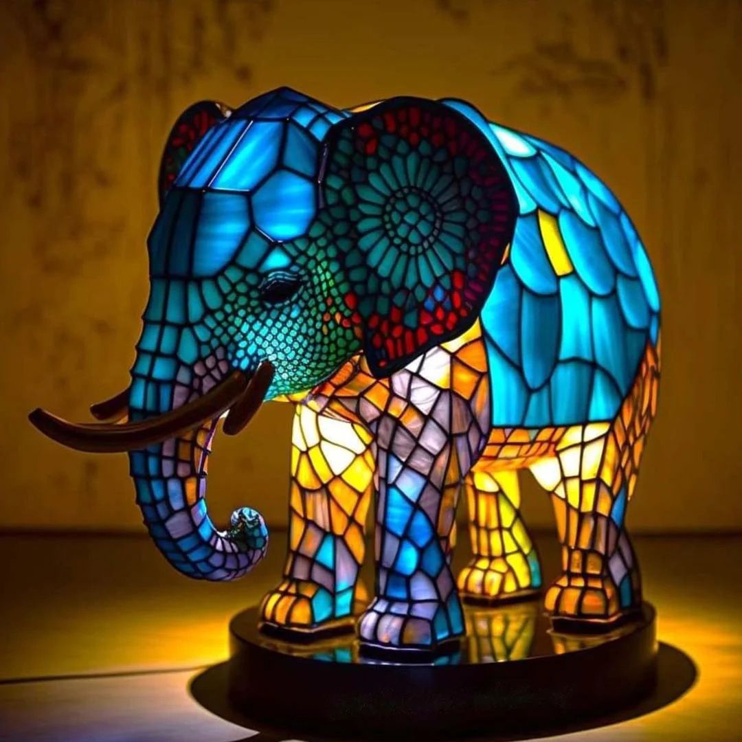 Bimbo - Lampa ve vitrážích