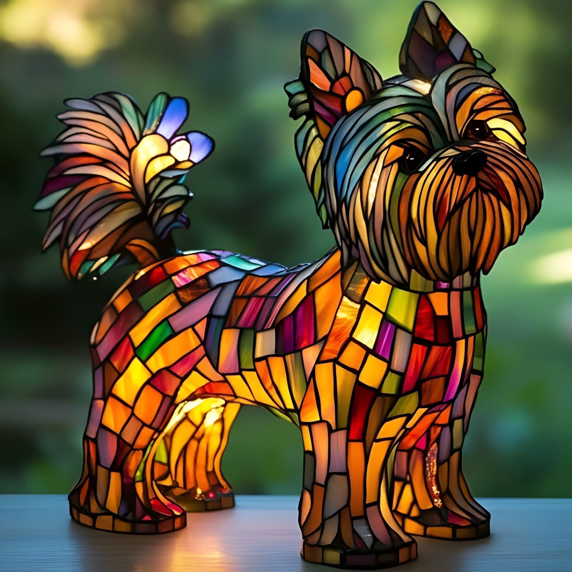 Bella - Lampa ve vitrážích