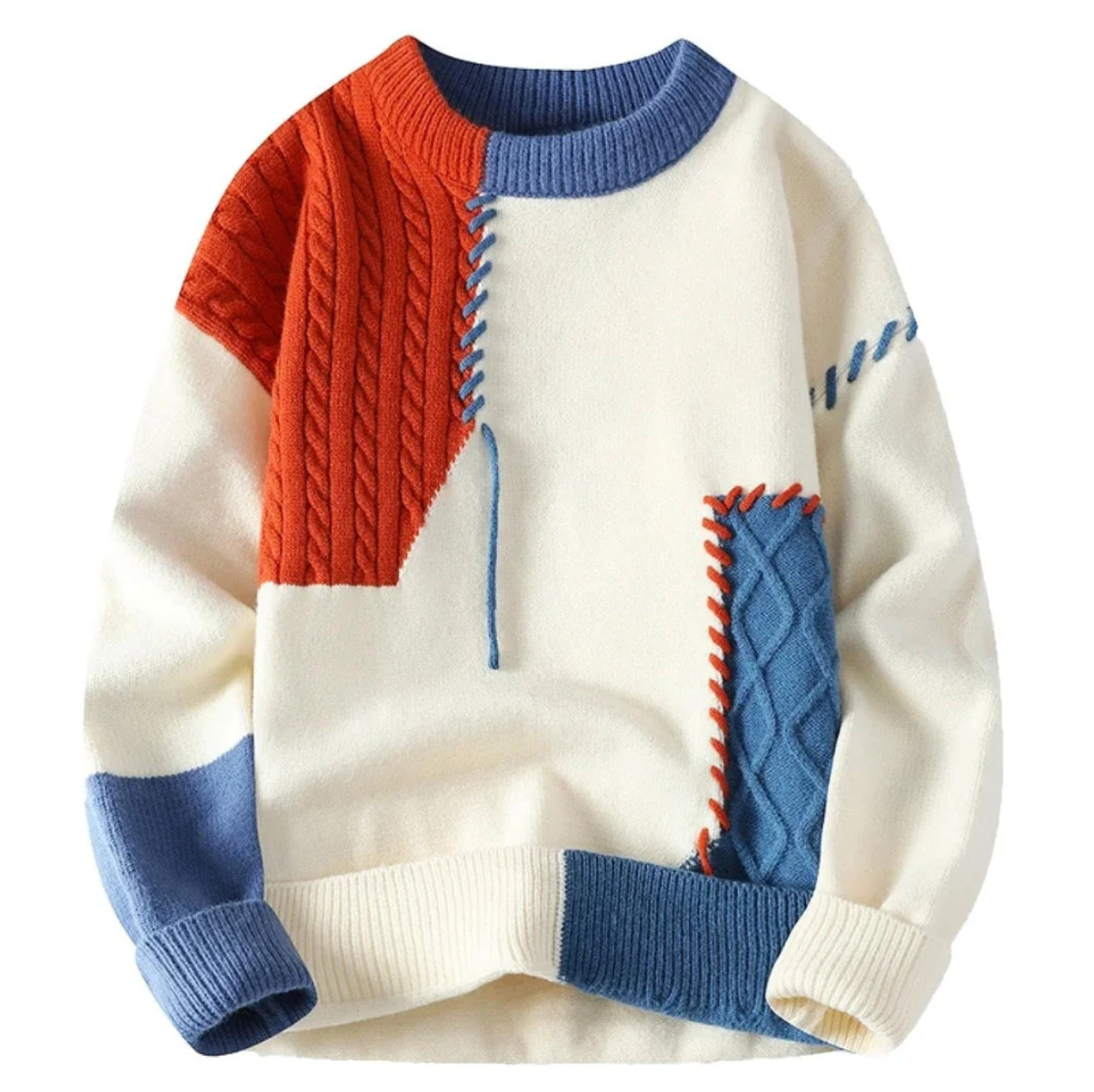 Tomasz | Patchwork svetr