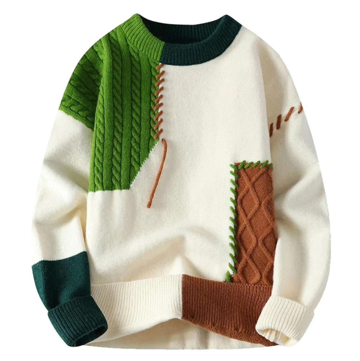 Tomasz | Patchwork svetr