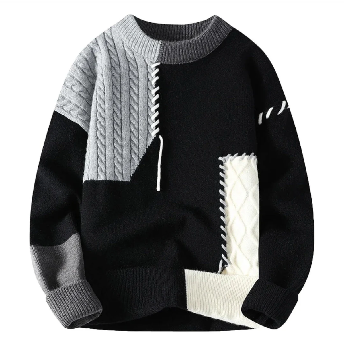 Tomasz | Patchwork svetr