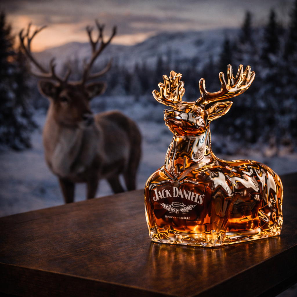 Jack Daniel's Whisky Láhev - Edice Sněhulák
