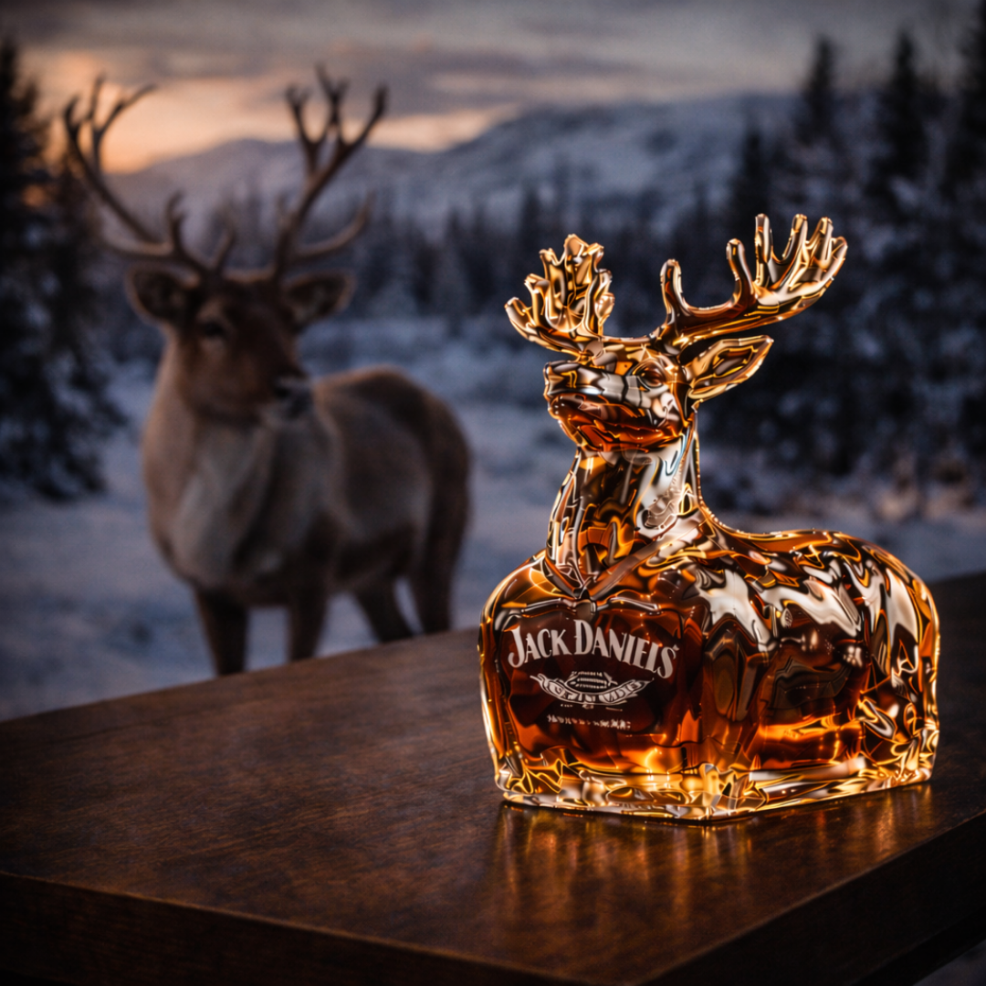 Jack Daniel's Whisky Láhev - Edice Sněhulák