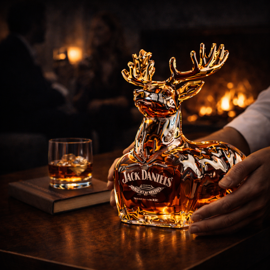 Jack Daniel's Whisky Láhev - Edice Sněhulák
