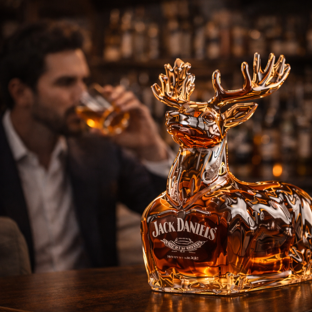 Jack Daniel's Whisky Láhev - Edice Sněhulák