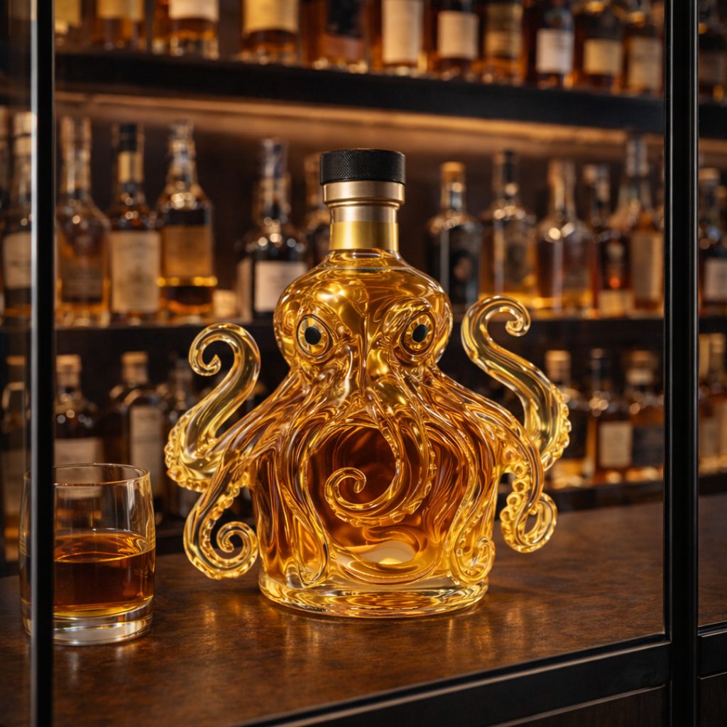 Whiskyfles - Edice Octopus