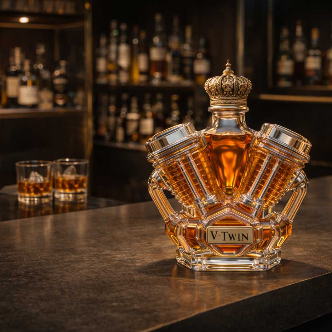 Whisky láhve - Edice V8