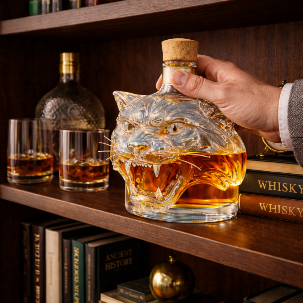 Whisky láhev - Tygrí edice