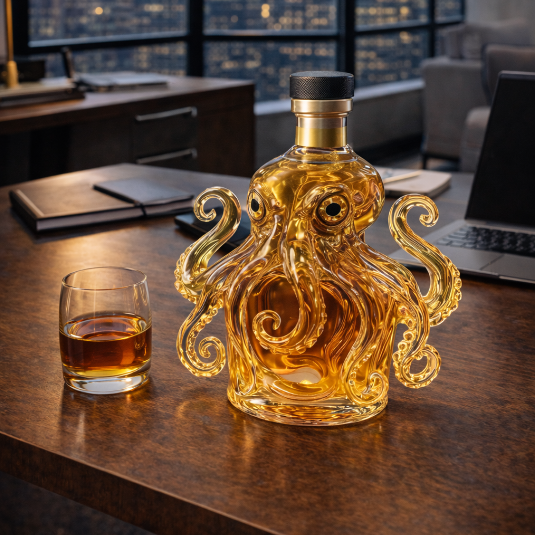 Whiskyfles - Edice Octopus