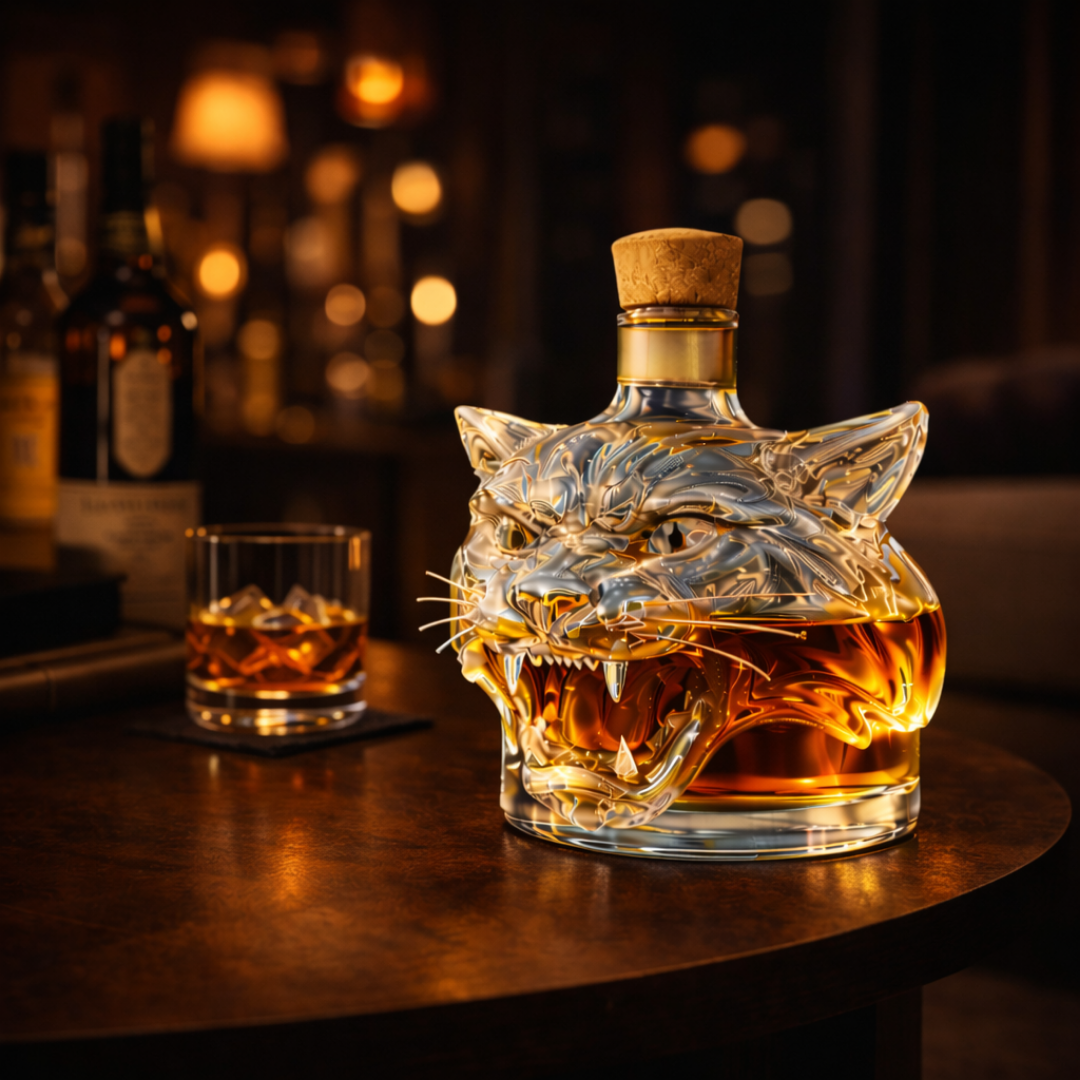 Whisky láhev - Tygrí edice