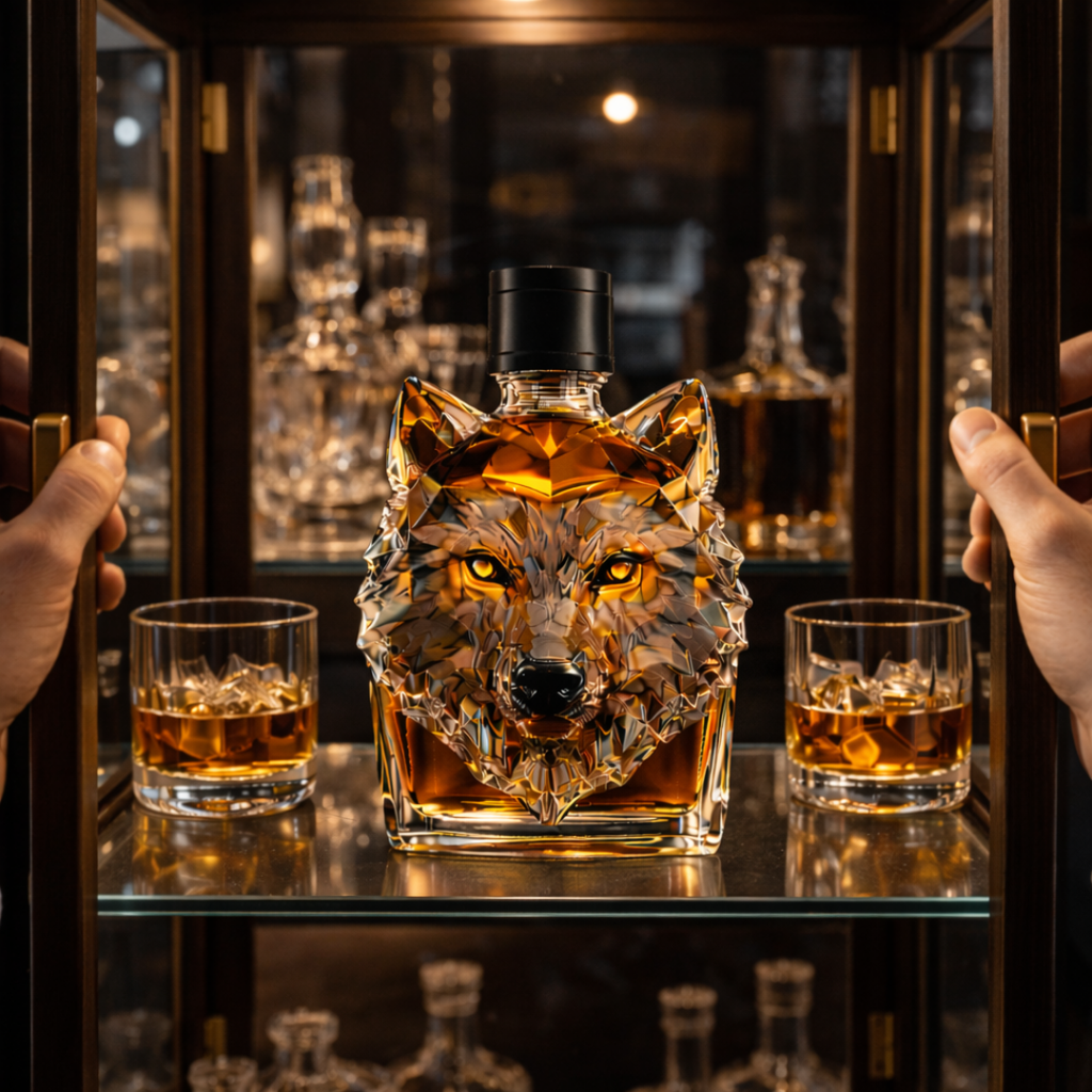 Whisky láhev - Edice Vlka