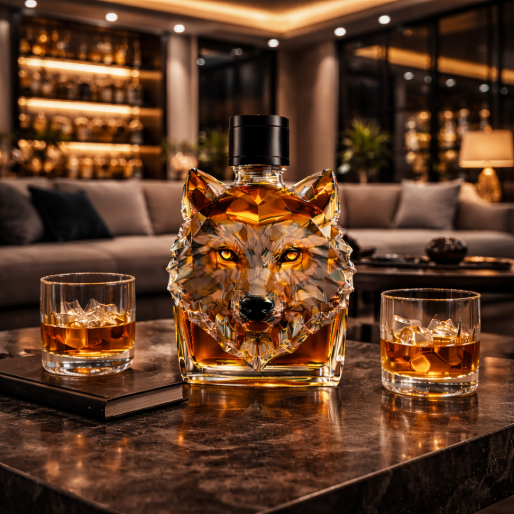 Whisky láhev - Edice Vlka