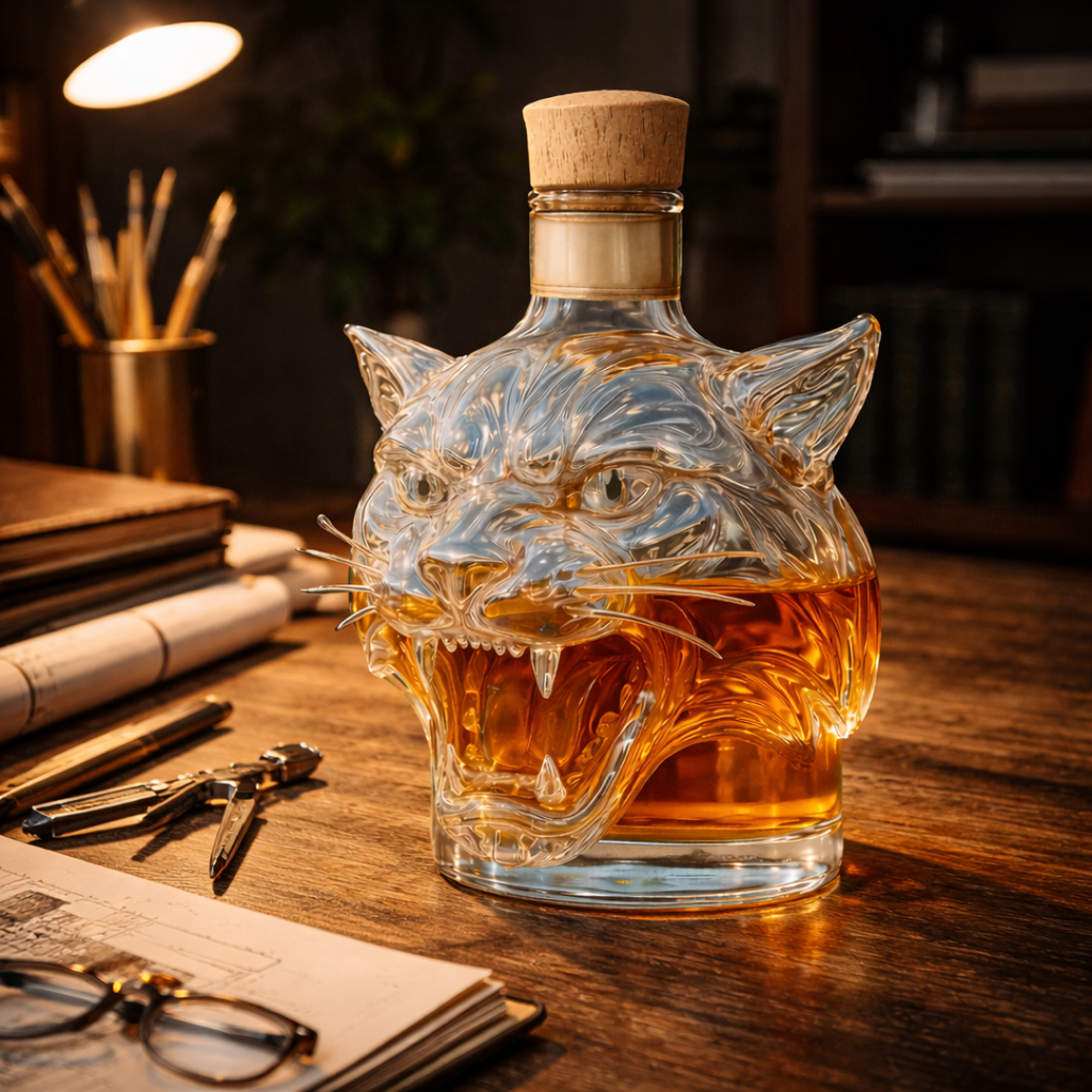 Whisky láhev - Tygrí edice