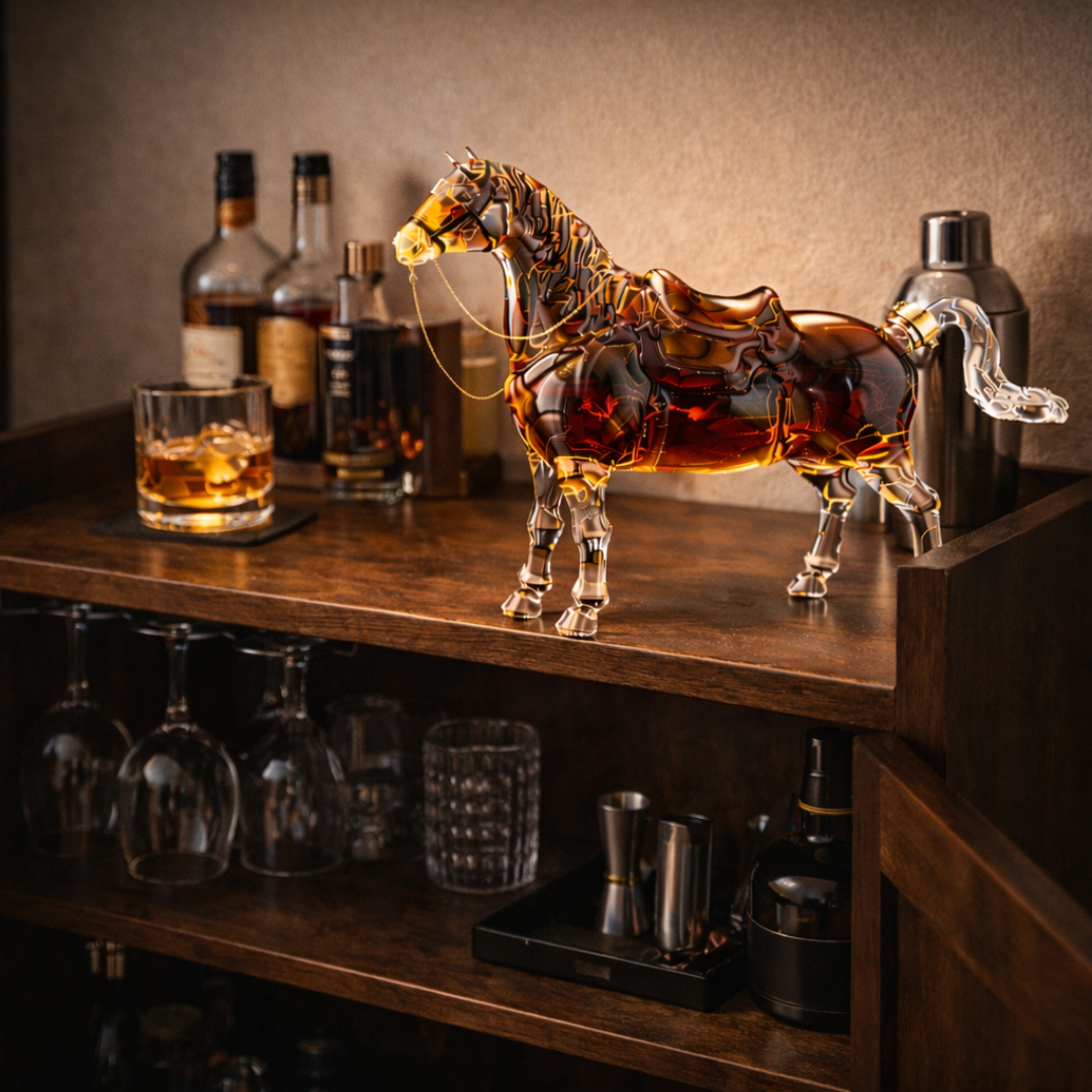 Whiskey láhev - Edice kůň