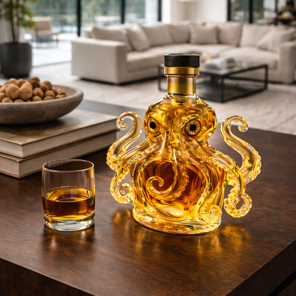 Whiskyfles - Edice Octopus