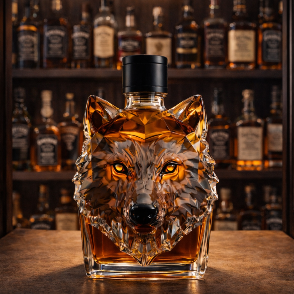 Whisky láhev - Edice Vlka