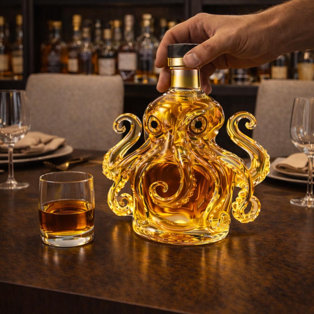 Whiskyfles - Edice Octopus