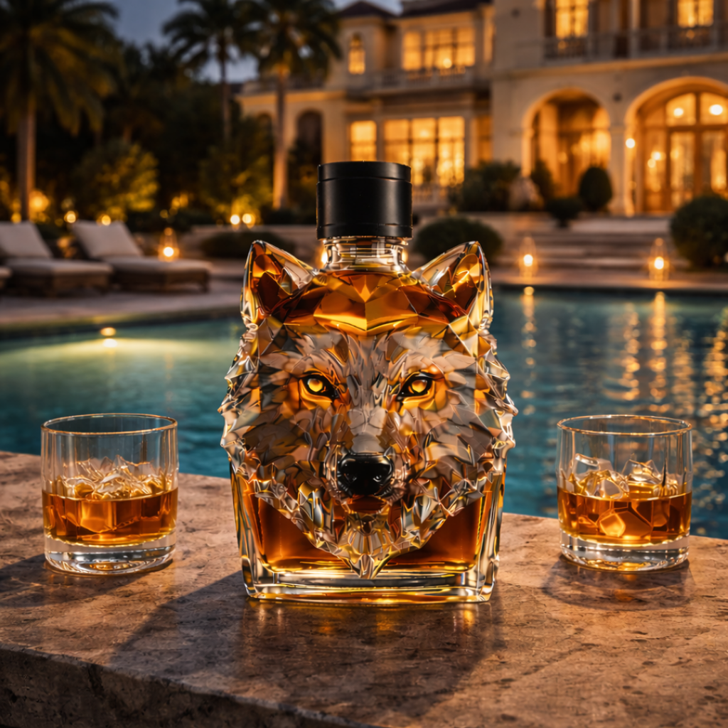 Whisky láhev - Edice Vlka