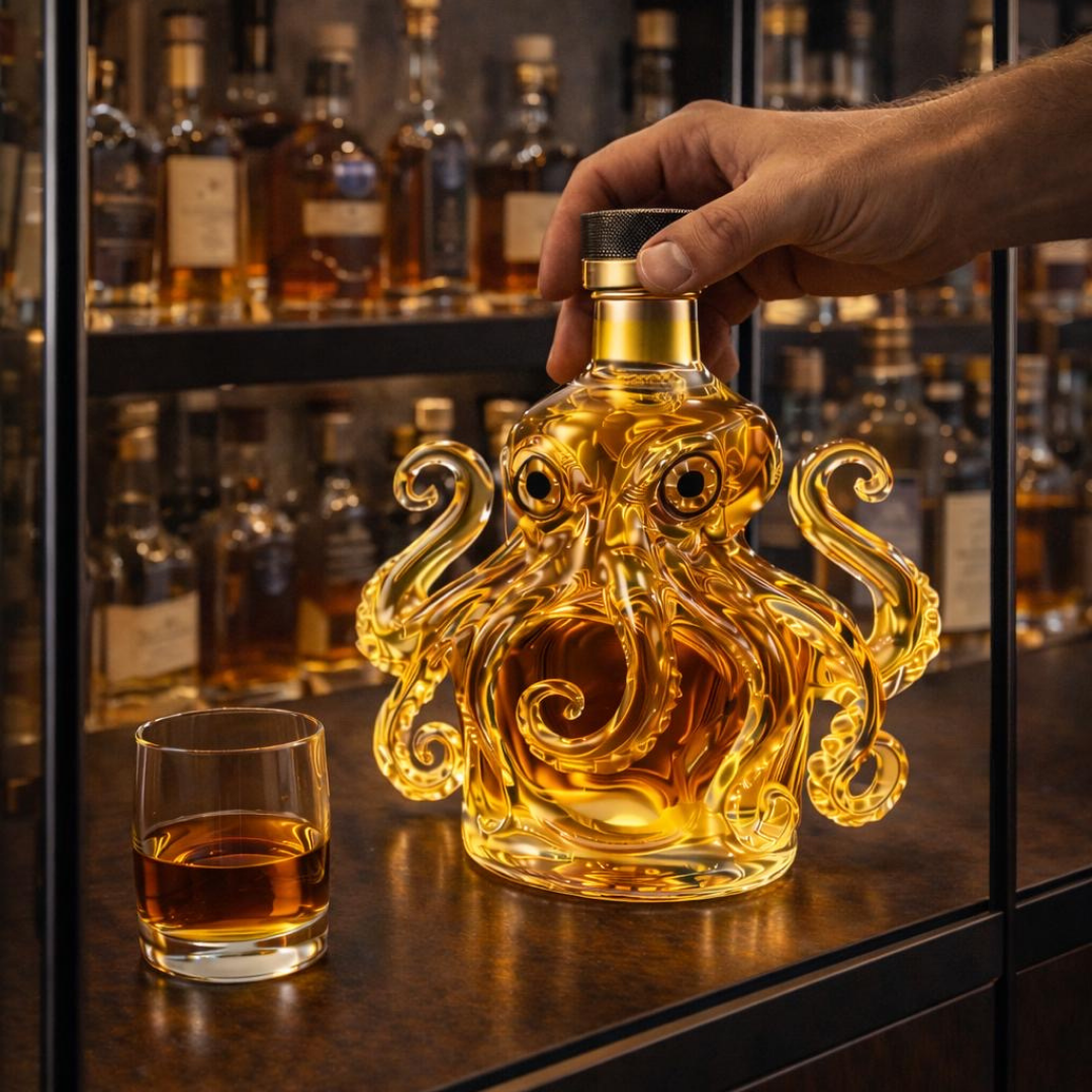 Whiskyfles - Edice Octopus