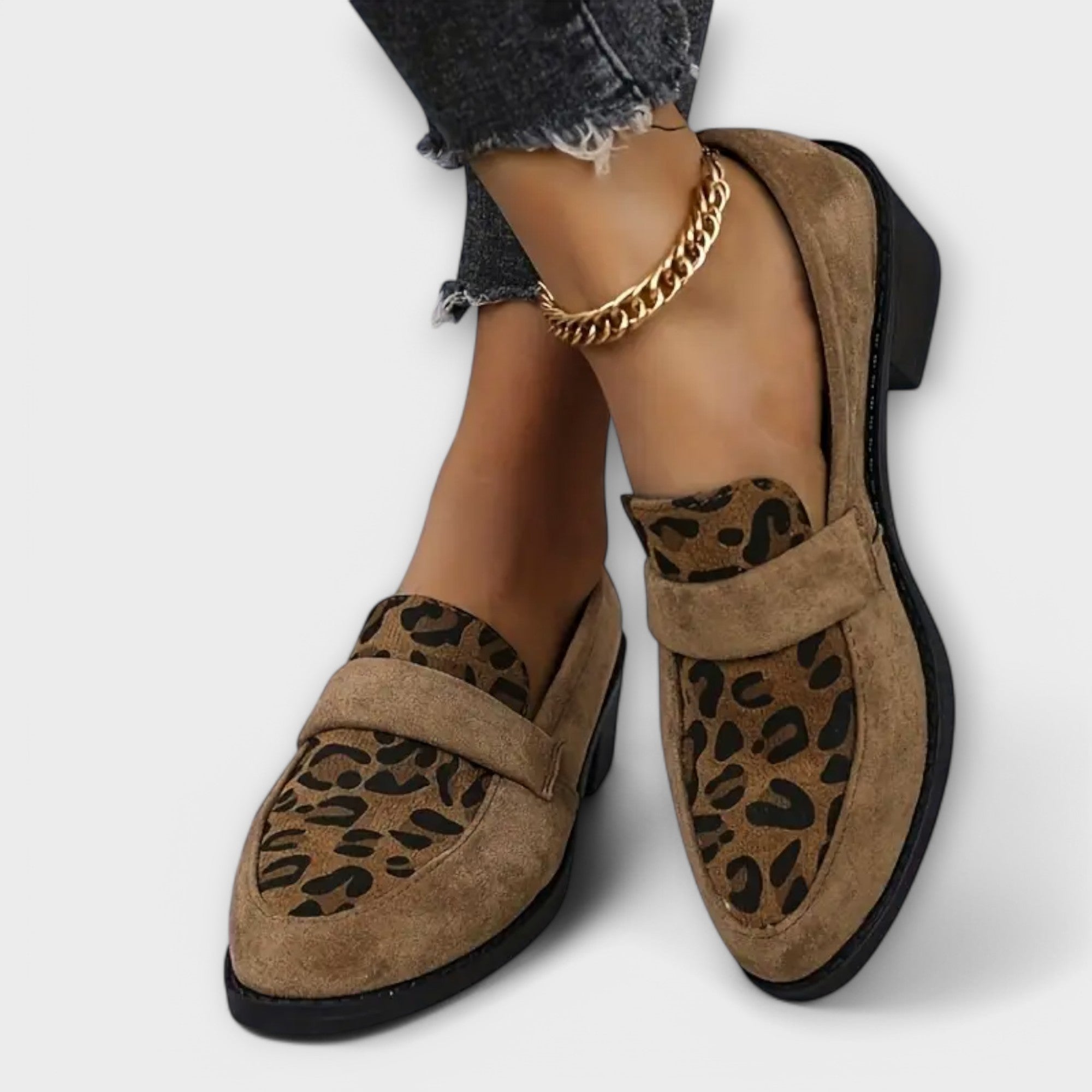 Eva Elegantní Leopardí Tenisky Pohodlné TlumeníNárazů