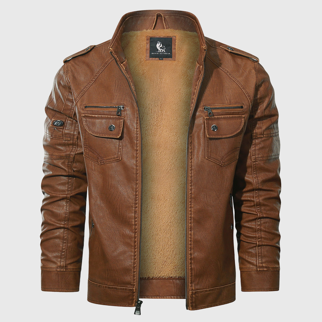 Fleece Biker Jacket