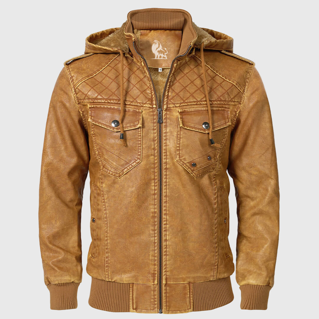 Luxusní kožená bunda